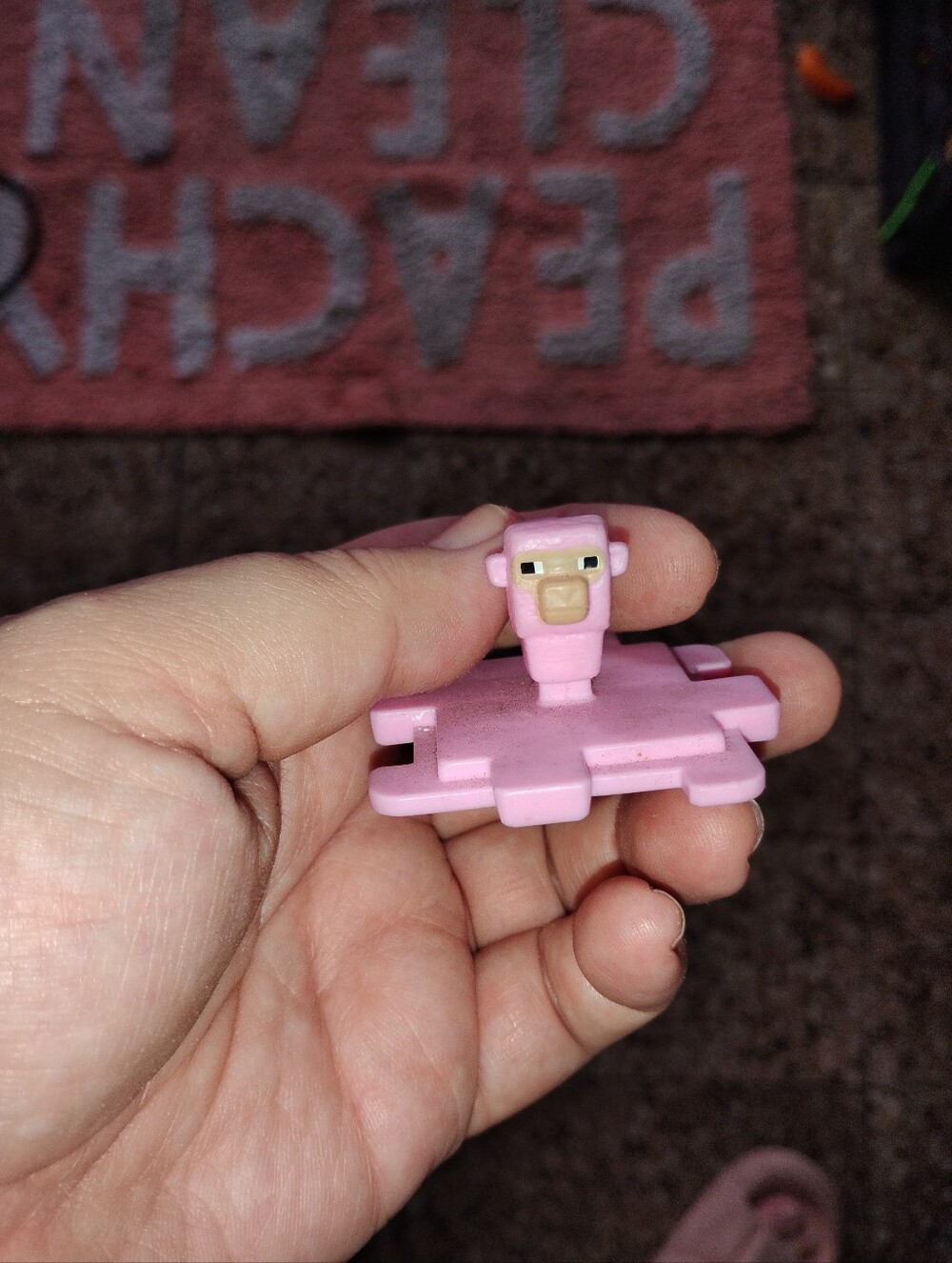 Pink Animal Puzzle Connector Toy - Kids Building Figure